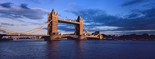 Posterazzi Tower Bridge At Sunset London England Uk Poster Print 25 x 9