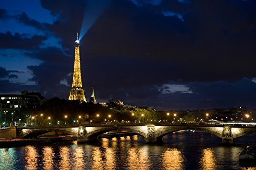 Posterazzi Bridge Across a River Background Eiffel Tower Paris ILEDe France Poster Print 27 x 9 Varies Posterazzi Bridge Across a River Background Eiffel Tower Paris ILEDe France Poster Print 27 x 9 Varies