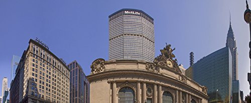 Posterazzi PPI163834L Low Angle View of a Building with a Tower in The Background Grand Central Station Madison Avenue City New York State USA Poster Print 36 x 12