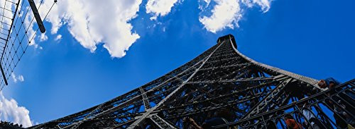 Posterazzi Low angle view Eiffel Tower Paris Ilede France Poster Print 36 x 12 Posterazzi Low angle view Eiffel Tower Paris Ilede France Poster Print 36 x 12
