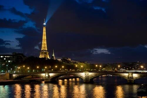 Posterazzi Bridge Across a River Background Eiffel Tower Paris ILEDe France Poster Print 36 x 12 Varies Posterazzi Bridge Across a River Background Eiffel Tower Paris ILEDe France Poster Print 36 x 12 Varies