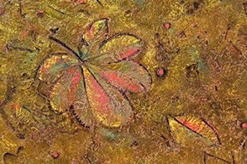 Posterazzi Leaf pattern in wallpaper Old Havana Cuba Poster Print by Adam Jones 19 x 13