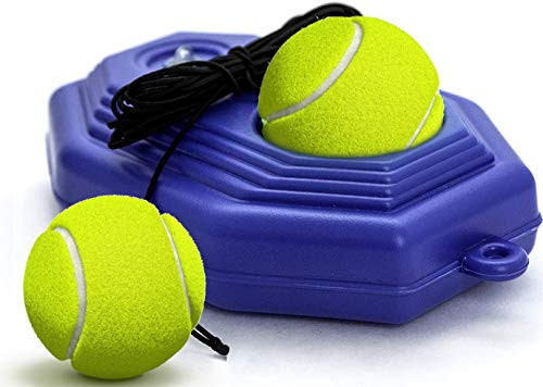 Funsraying Tennis Trainer Tennis Equipment Tennis Ball Trainer Practice Training Tool Sport Exercise Rebound Baseboard Self Tennis Training Tool Ball Back Training Gear with 2 String Balls Funsraying Tennis Trainer Tennis Equipment Tennis Ball Trainer Practice Training Tool Sport Exercise Rebound Baseboard Self Tennis Training Tool Ball Back Training Gear with 2 String Balls