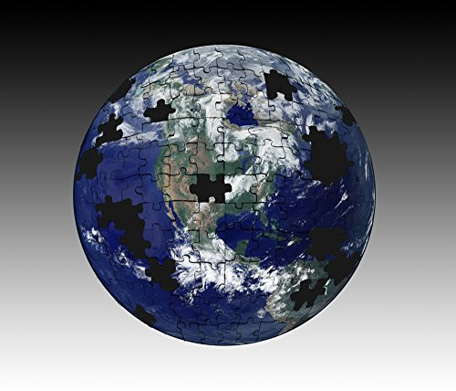 Earth Puzzle Poster Print by Spencer SuttonScience Source 24 x 18