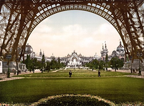 Posterazzi Eiffel Tower Exposition Universelle 1900 Poster Print by Science Source 24 x 18 Varies