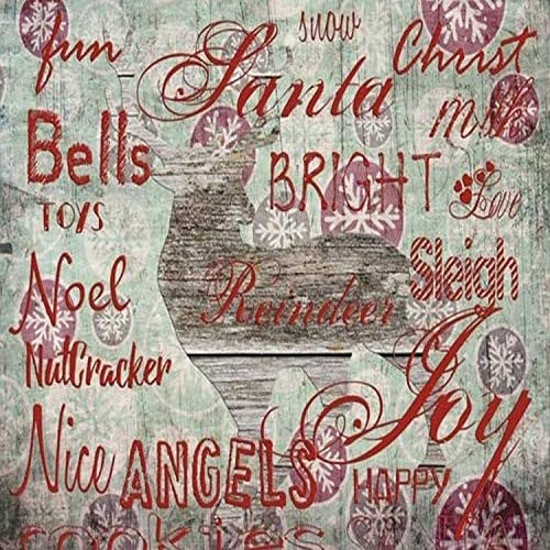 Christmas Wallpaper 2 Poster Print by Sheldon Lewis 18 x 24