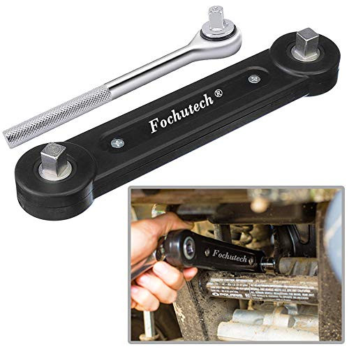Fochutech Universal Extension Wrench Pro Ratchet Wrench Extender Work with 38 Drive Socket Wrench Ratchet Set Access to Tight Spaces Easily Home Car Repair Tool 38 Drive Dual Head