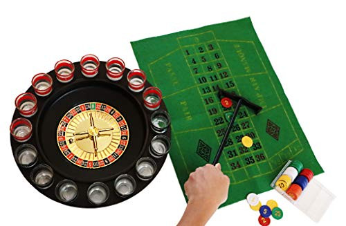 Aryellys Drinking Game Party Supplies Spinning Roulette