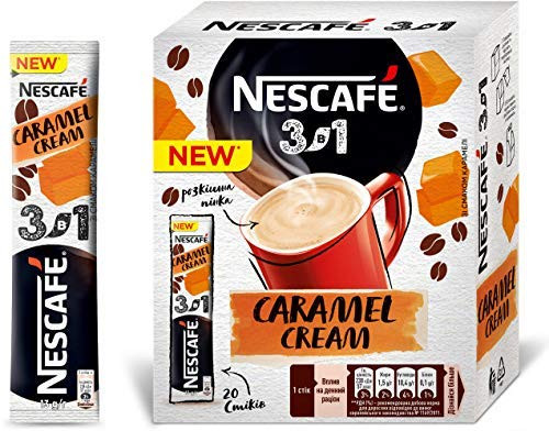 NESCAFE 3 in 1 Caramel Cream Instant Coffee Drink 20 sticks