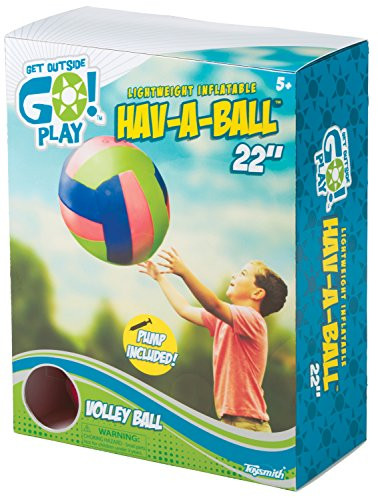Toysmith Get Outside GO! Volleyball Hav-A-Ball (Assorted Colors) Game