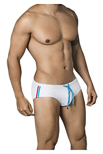 Clever 0652 DARKLING Swim Briefs Color White Size XL