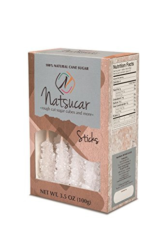 Natsucar White Sugar Crystal Sticks Pack of 2  7 oz1000grs