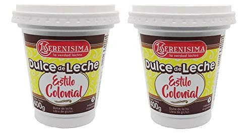 La Serenisima Dulce de Leche 400 gr  2 Pack  Milk Caramel 141 oz  2 Pack