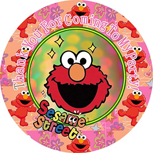 Sesame Street Birthday Party Supplies40 pcs Sesame Street Birthday Party Stickers Thank You Classic Round Stickers