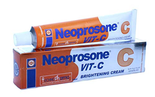 Neoprosone Brightening Cream 50g  Formulated to fade Dark Spots with Vitamin C and Alpha Arbutin Complex