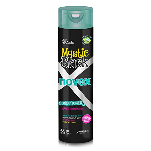 Novex Mystic Black Conditioner 10oz Is a Healing Daily Conditioner Extreme Moisture to Natural Hair Controls Frizz Softens Enhances Shine on Dry Damaged Frizzy Relaxed Colored Hair