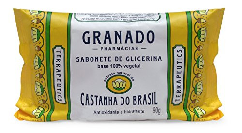 Linha Terrapeutics Granado  Sabonete em Barra Castanha do Brasil 90 Gr  Granado Terrapeutics Collection  Brazil Nut Bar Soap Net 32 Oz