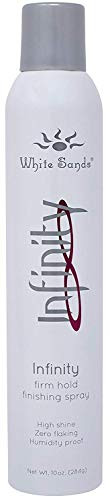 White Sands Infinity Hair Spray  Flexible Firm Hold Hairspray For Finishing Curling or Setting Hair Styles with Moveable Hold AntiFrizz 10oz