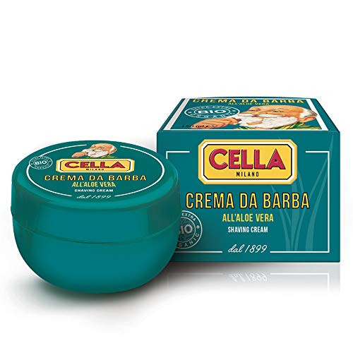 Cella Organic Aloe Vera Shaving Soap  150g