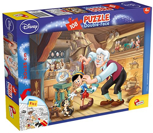 Disney 48014 Puzzle Df Plus Pinocchio Size50 x 35 cm with 108 Pieces Multi Colour One