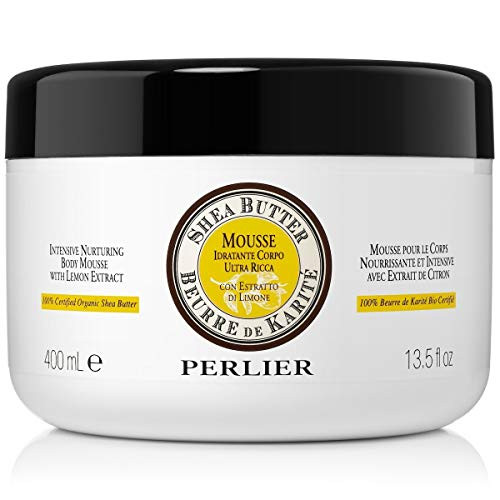 Perlier Intensive Nurturing Shea Butter Body Mousse with Lemon 135 fl oz Perlier Intensive Nurturing Shea Butter Body Mousse with Lemon 135 fl oz