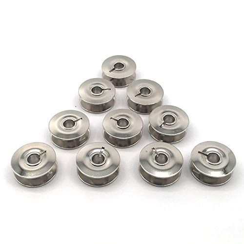 LNKA Metal Bobbins for PFAFF Sewing Machine Parts 9033NS 10 Pack