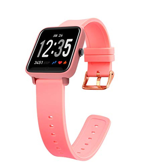Fitness Tracker Watch Color Screen Activity Tracker Watch Heart Rate Monitor IP67 Waterproof Smart Wristband Blood Pressure Monitor Sleep Monitor Pedometer Kids Women Men Pink Fitness Tracker Watch Color Screen Activity Tracker Watch Heart Rate Monitor IP67 Waterproof Smart Wristband Blood Pressure Monitor Sleep Monitor Pedometer Kids Women Men Pink