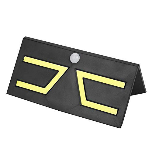 Solar Lights Motion Sensor Wall Lamp PIR Outdoor Waterproof IP65 Security Garden Pathway Lights Landscape Lighting 3000mAH Black