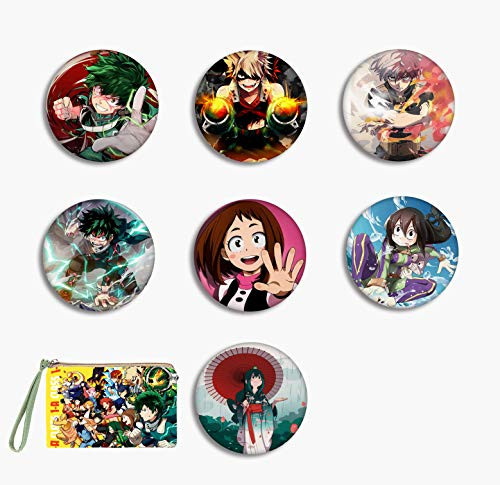 Floette Boku No Hero Academia My Hero Academia Pins Button Ita Bag Accessories Set of 7