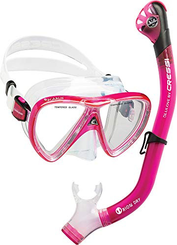 Cressi Ikarus  Orion Dry ClearTranslucent Pink One Size