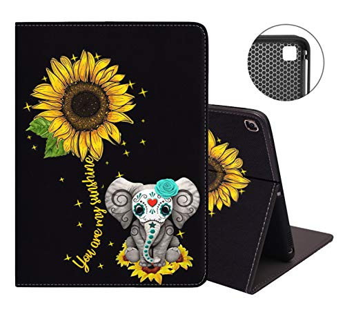 New iPad 102 inch iPad 7th Generation Case 102 inch Protective Leather Case Adjustable Stand Auto SleepWake Smart Case for iPad 7th Gen 2019 Cute Elephant and Sunflower New iPad 102 inch iPad 7th Generation Case 102 inch Protective Leather Case Adjustable Stand Auto SleepWake Smart Case for iPad 7th Gen 2019 Cute Elephant and Sunflower
