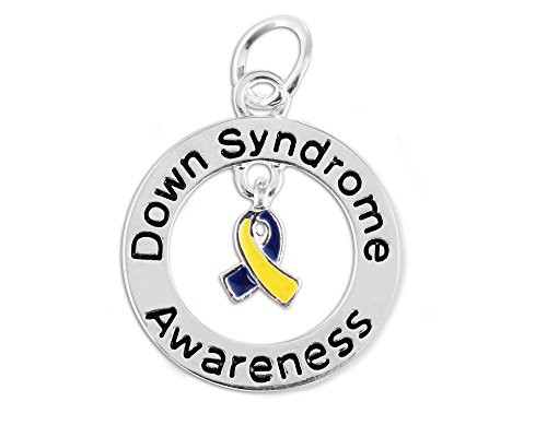 Fundraising For A Cause Down Syndrome Cutout Blue Yellow Awareness Ribbon Circle Charm Inexpensive Down Syndrome Awareness Charm for Bracelets Necklaces and Key Chains 1 Charm Fundraising For A Cause Down Syndrome Cutout Blue Yellow Awareness Ribbon Circle Charm Inexpensive Down Syndrome Awareness Charm for Bracelets Necklaces and Key Chains 1 Charm