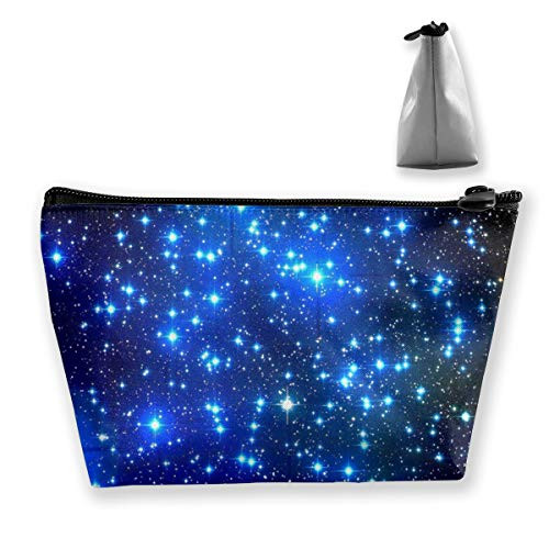Blue Galaxy Roomy Cosmetic Bag Waterproof Travel Makeup Toiletry Pouch Small Accessories Organizer with Zipper for Teens Girls Purse Blue Galaxy Roomy Cosmetic Bag Waterproof Travel Makeup Toiletry Pouch Small Accessories Organizer with Zipper for Teens Girls Purse