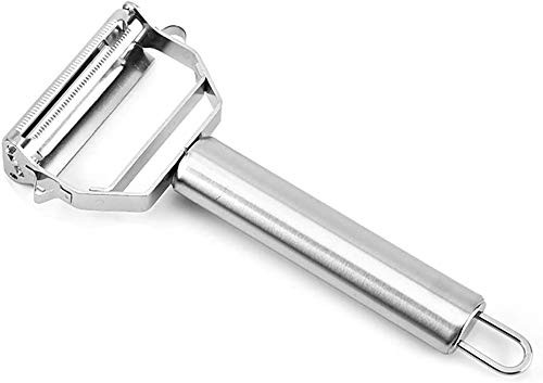 Potato Peeler Silver Vegetable Peeler potato peelers for kitchen Fruit Peelers Vegetable Shredder Ultra Sharp Peeler Carrot Peeler