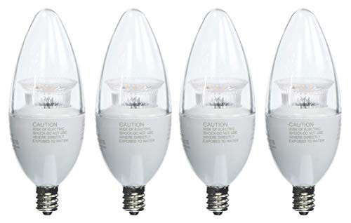 Set of 4 GE Lighting GE 7W WHT BC LED Bulb, Soft White (4 Bulb)