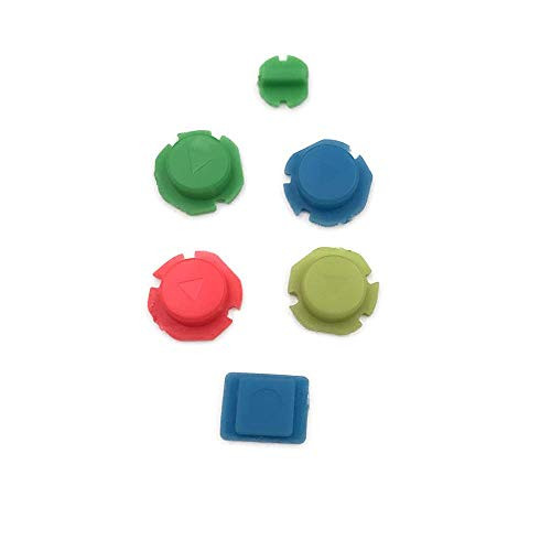 Translucent Housing Shell Case Colorful L R Button ABXY Directions Keys Buttons DIY Replacement Shell Case for Nintendo Switch NS JoyCon Controller Left Button