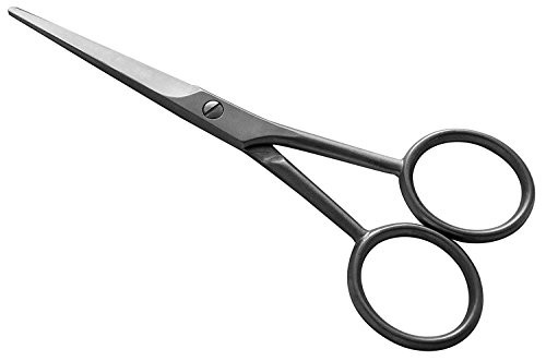 4.5" Stainless Steel Beard & Mustache Scissors - Tenartis Made in Italy