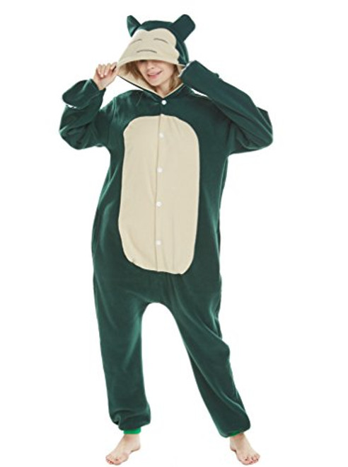Adult Snorlax Onesies Pajamas Cosplay Animal Homewear Sleepwear Jumpsuit Costume Women Men Green L Adult Snorlax Onesies Pajamas Cosplay Animal Homewear Sleepwear Jumpsuit Costume Women Men Green L