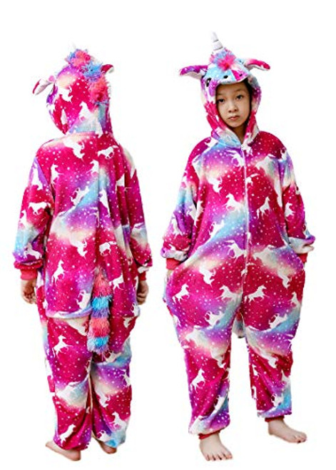Kids Unicorn Onesie Gift for Girls Cosplay Costume Pajamas Kids Unicorn Onesie Gift for Girls Cosplay Costume Pajamas