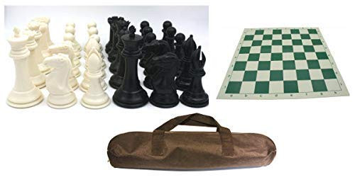 Triple Weighted Staunton Tournament Chess Set 4 King 4Queens 20100 Silicone Board 22 Chess Bag Triple Weighted Staunton Tournament Chess Set 4 King 4Queens 20100 Silicone Board 22 Chess Bag
