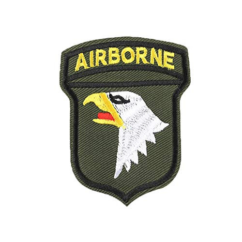 US Army 101st Airborne Division Air Assault Patriotism Emblem Mighty America Eagles Embroidered Iron on Patch US Army 101st Airborne Division Air Assault Patriotism Emblem Mighty America Eagles Embroidered Iron on Patch