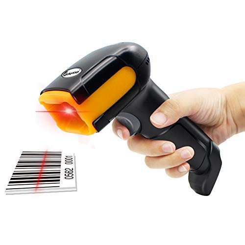 GDAhead 1D 2D Barcode Scanner Wired QR Bar Codes Reader Portable Handheld Barcode Scanner