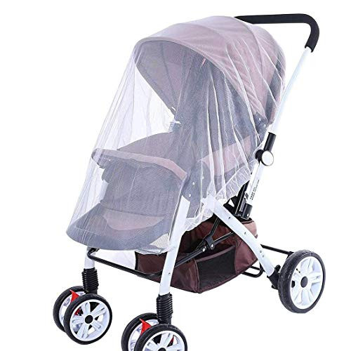 AitenMosquito Net Bug Net for Baby Strollers Infant Carriers Car Seats Cradles White