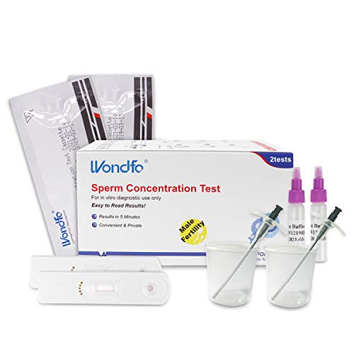 Sperm Concentration Test Fertility Home Kit Indicates Normal or Low Sperm Count Convenient and Private