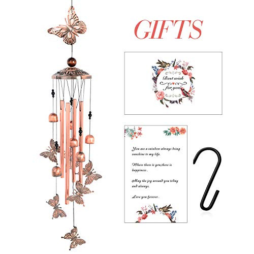 zhengshizuo Wind Chime Wind Chimes Outdoor Gifts for Mom Gift Windchime Windchimes Garden Decorations Outdoor Patio Decorations Outdoor with S Hook Hooks Indoor and Outdoor Butterfly Wind Chimes zhengshizuo Wind Chime Wind Chimes Outdoor Gifts for Mom Gift Windchime Windchimes Garden Decorations Outdoor Patio Decorations Outdoor with S Hook Hooks Indoor and Outdoor Butterfly Wind Chimes