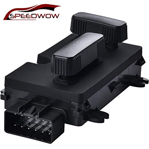 SPEEDWOW Driver Side Power Seat Adjuster Recline Switch 12450166 Compatible with 19992007 Cadillac Escalade Chevy Avalanche Silverado Suburban Tahoe GMC Sierra Yukon Hummer H2