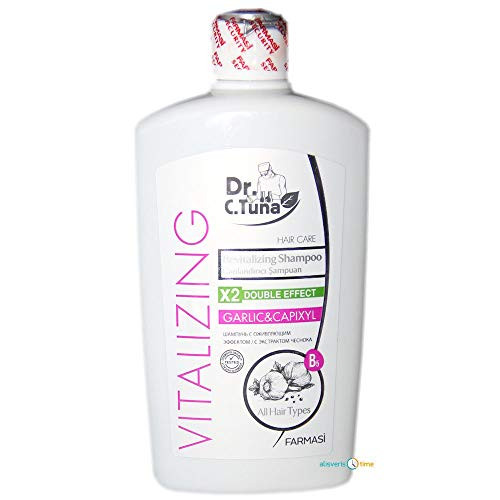 Garlic  Capixyl Shampoo  Hair Growth  Thickens  Eases Damaged Hair  Vitalizing Shampoo by Farmasi  Dr C Tuna  500 Ml