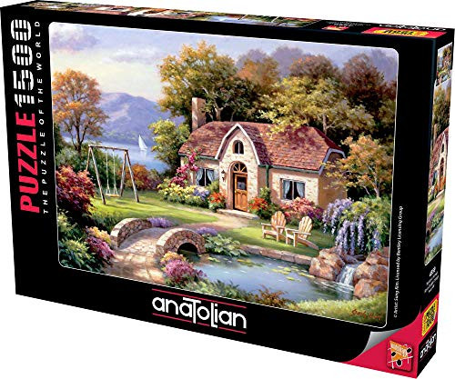 Anatolian Puzzle  Stone Bridge Cottage 1500 Piece Jigsaw Puzzle #4559