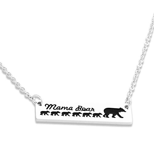 Mommy Bear Necklace 6 Bears NecklaceMom Bear Necklace Bear Family Necklace with 6 Cubs Mama Bear Necklaces for Women Christmas Jewelry Gifts Upgraded Version Mommy Bear Necklace 6 Bears NecklaceMom Bear Necklace Bear Family Necklace with 6 Cubs Mama Bear Necklaces for Women Christmas Jewelry Gifts Upgraded Version