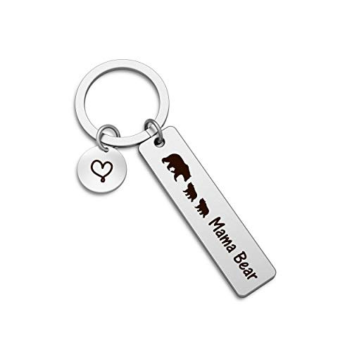 Mama Bear Keychain Sweet Family Personalized Mama Bear Jewelry for Mother Wife Grandma Mothers Day3bear KR Mama Bear Keychain Sweet Family Personalized Mama Bear Jewelry for Mother Wife Grandma Mothers Day3bear KR